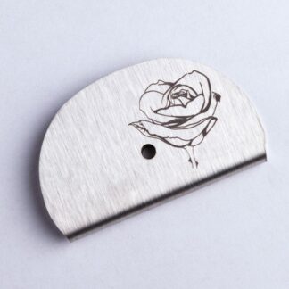 Sifflet gravé rose